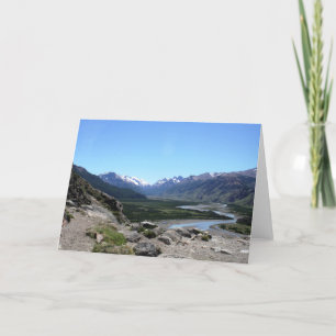 Andes Range, Patagonia Karte