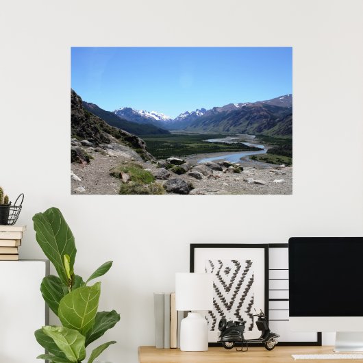 Andes Range, Patagonia Poster (Heimbüro)