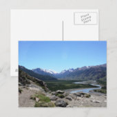 Andes Range, Patagonia Postkarte (Vorne/Hinten)