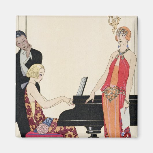 Andeutung, Abbildung für "Gazette du Bon Ton" Magnet (Vorne)