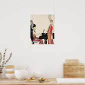 Andeutung, Abbildung für "Gazette du Bon Ton" Poster (Küche)