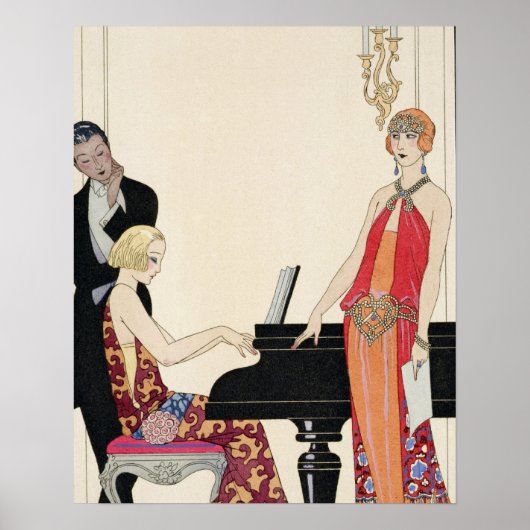 Andeutung, Abbildung für "Gazette du Bon Ton" Poster (Vorne)