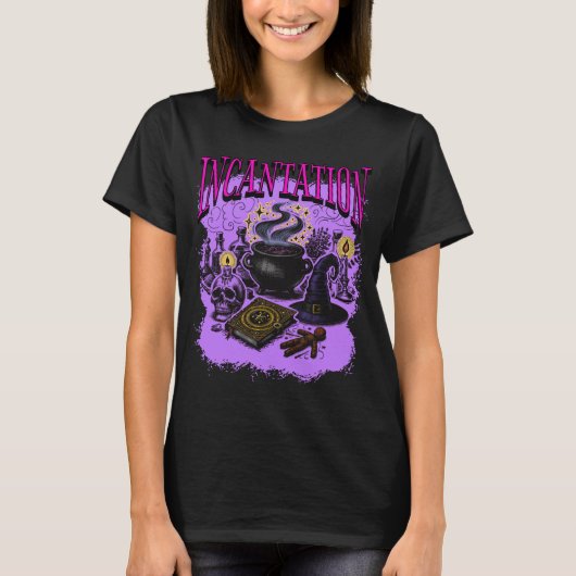 Andeutung - Hexe T-Shirt (Vorderseite)