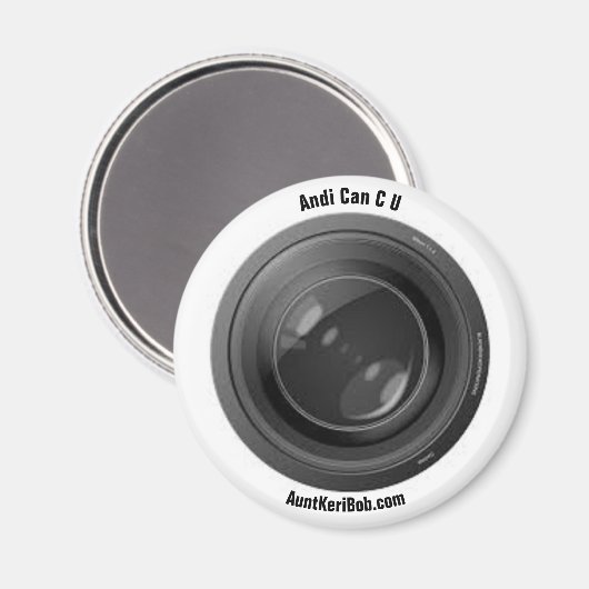 Andi Can C U Magnet (Vorderseite/Rückseite)