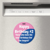 Andi Happy Birthday #2 Girl Magnet (In Situ (Geschirrspüler))