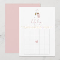 ANDI Pink Poppin Flaschen Babydusche Bingo Spiel