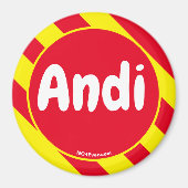 Andi Red/Yellow Magnet (Vorne)