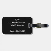 Andiamo Gepäckmarke Gepäckanhänger (Rückseite horizontal)