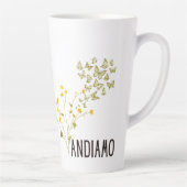 Andiamo (mit Schmetterlingen und Schmetterlingen) Milchtasse (Rechts)