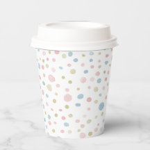 Andie Confetti Watercolor Dots Paper Cup