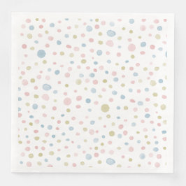 Andie Confetti Watercolor Dots Paper Napkin Serviette