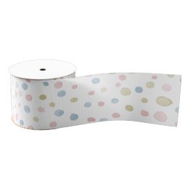 Andie Confetti Watercolor Dots Ribbon Ripsband