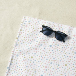 Andie Confetti Watercolor Dots Strandtuch