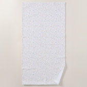 Andie Confetti Watercolor Dots Strandtuch (Vorderseite)