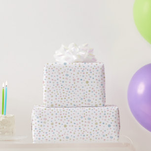 Andie Confetti Watercolor Dots Wrapping Paper Geschenkpapier