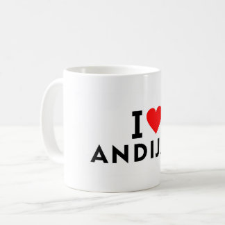 Andijan Uzbekistan love city heart like travel Kaffeetasse