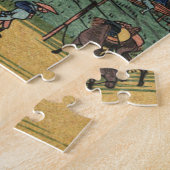 Ando Hiroshige - Abend Glow bei Koganei Bridge Puzzle (Seite)