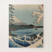 Ando Hiroshige - Meer in Satta in der Provinz Suru Puzzle (Vertikal)