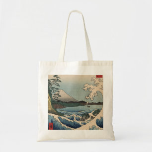 Ando Hiroshige - Meer in Satta in der Provinz Suru Tragetasche