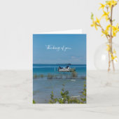 Andockt an Mackinac Denken Sie an Ihre Karte (Gelbe Blume)