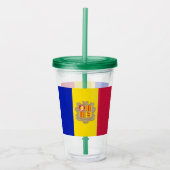 Andorra Acryltrinkbecher (Vorderseite)