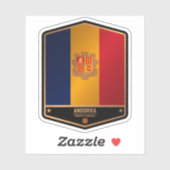 Andorra Aufkleber (Blatt)