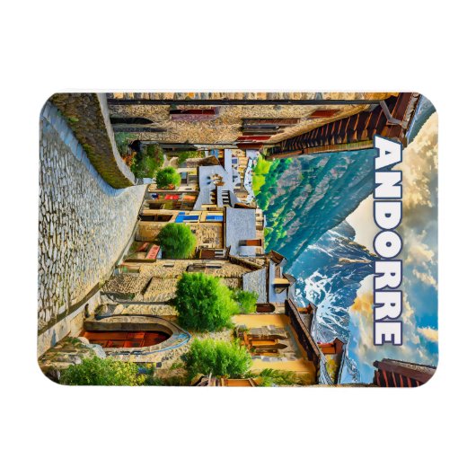 Andorra, Bergjuwel Magnet (Horizontal)