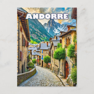 Andorra, Bergjuwel Postkarte