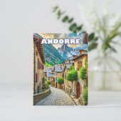 Andorra, Bergjuwel Postkarte (Stehend Vorderseite)