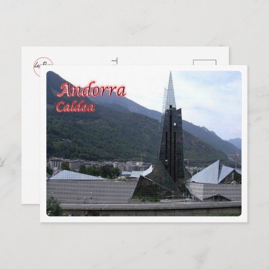 Andorra - Caldea - Postkarte (Vorne/Hinten)