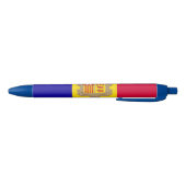 Andorra Country Flag Retractable Ballpoint Pen Kugelschreiber (Unterseite)