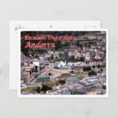 Andorra - Escaldes - Engordany - Postkarte (Vorne/Hinten)