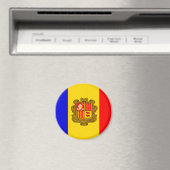 Andorra-Fahnen-Magnet Magnet (In Situ (Geschirrspüler))