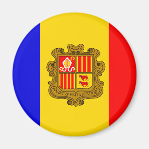 Andorra-Fahnen-Magnet Magnet