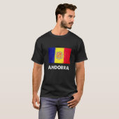 Andorra Flag Andorran 1 T-Shirt (Vorne ganz)