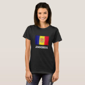 Andorra Flag Andorran T-Shirt (Vorne ganz)