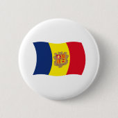Andorra Flag Button (Vorderseite)