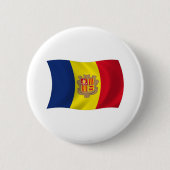 Andorra Flag Button (Vorderseite)