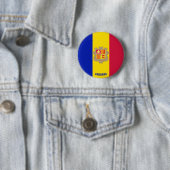 Andorra Flag Charming Patriotic Button (Beispiel)