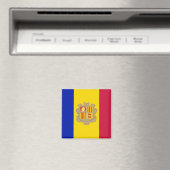 Andorra Flag Magnet (In Situ (Geschirrspüler))