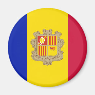 Andorra Flag Magnet