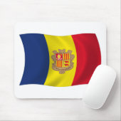 Andorra Flag Mousepad (Mit Mouse)