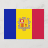 Andorra Flag Postkarte (Vorderseite)