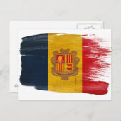 Andorra Flag Postkarten (Vorne/Hinten)