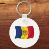 Andorra Flag Schlüsselanhänger (Vorderseite)