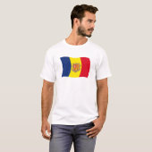 Andorra Flag Shirt (Vorne ganz)