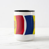 Andorra Flag Tasse (Mittel)