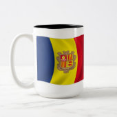 Andorra Flag Tasse (Links)