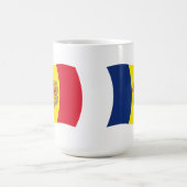Andorra Flag Tasse (Mittel)