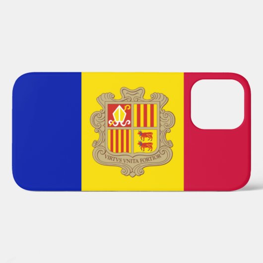 Andorra-Flagge Case-Mate iPhone Hülle (Rückseite (Horizontal))